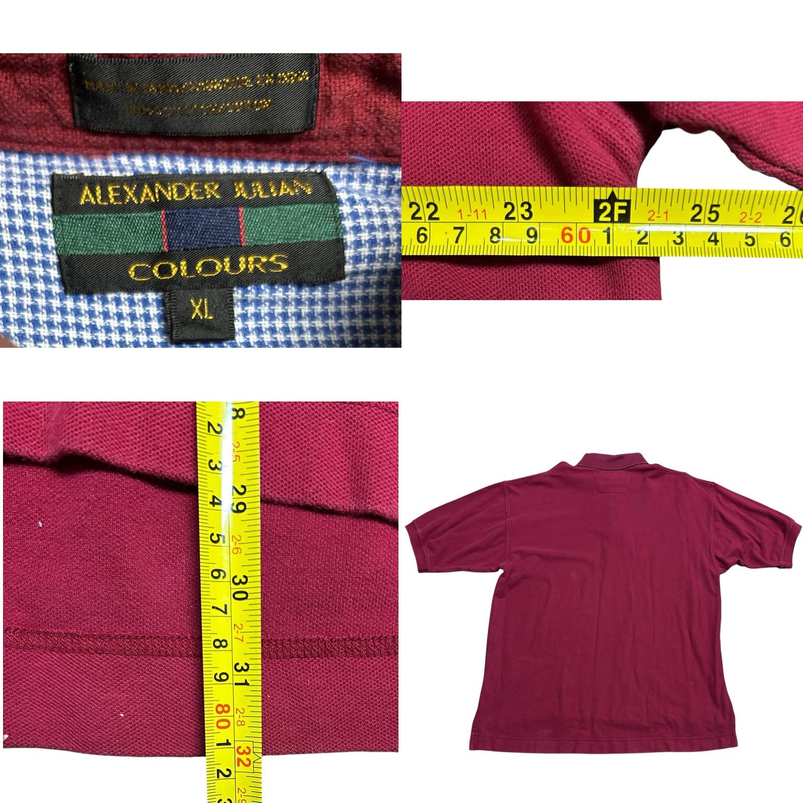 Alexander Julian Alexander Julian Colours Polo Shirt Men’s XL Red Embroidered Vintage 90s Preppy Shirt Kadence Size US M / EU 48-50 / 2 - 8 Thumbnail