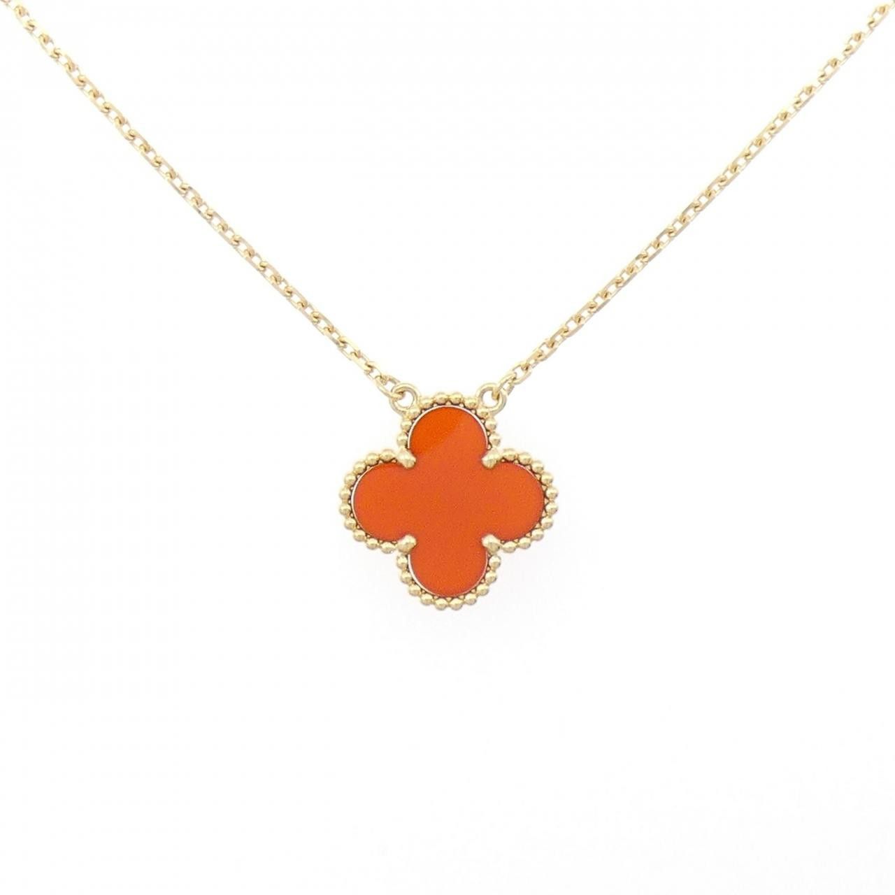 Van Cleef & Arpels Van Cleef & Arpels Van Cleef & Arpels Vintage Alhambra 750 Yellow Gold Necklace Precious Metal Necklace VCARD38500 DUTY FREE for USA Size ONE SIZE - 1 Thumbnail