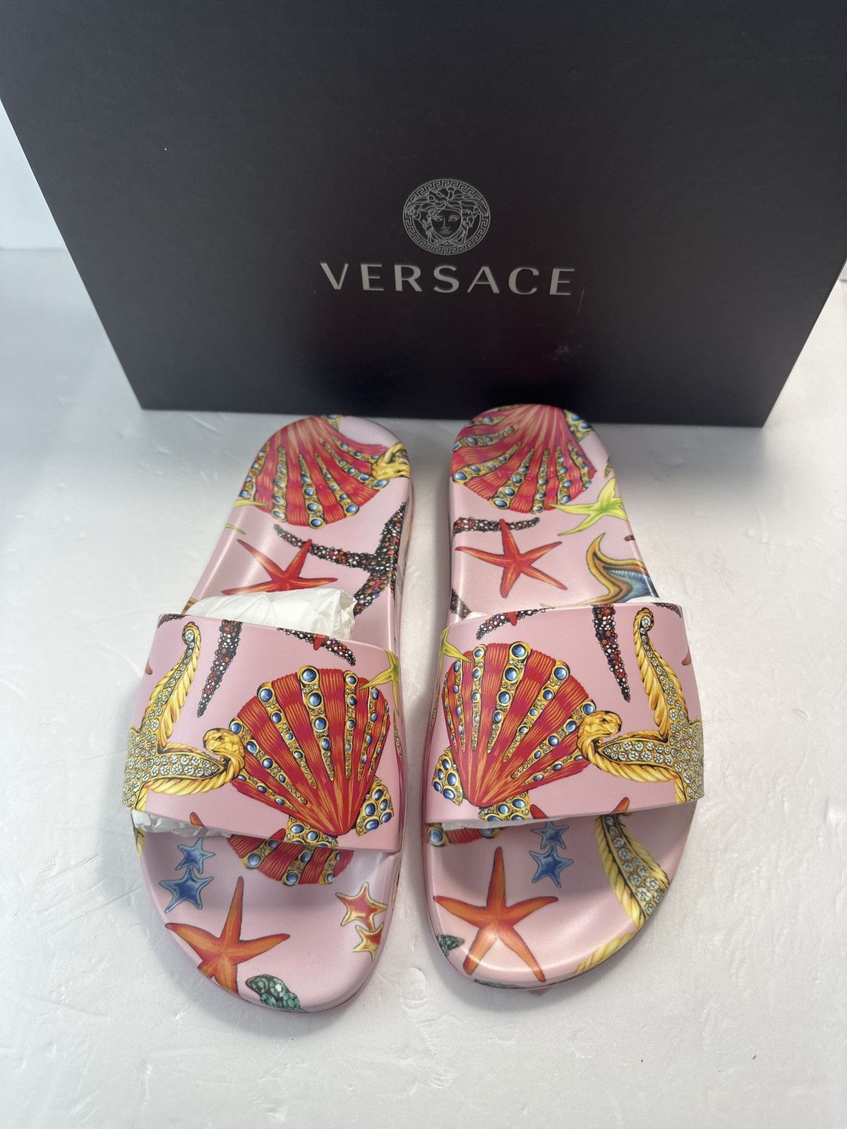 Versace Versace Trésor de la Mer Slide Sandal (Women) Size US 6 / IT 36 - 12 Thumbnail