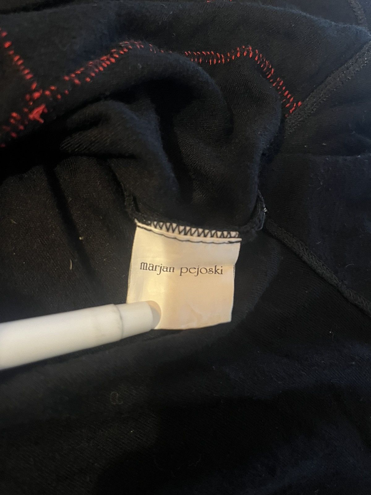Marjan Pejoski Silver Chain Spider Web Hoodie. Size US M / EU 48-50 / 2 - 6 Thumbnail