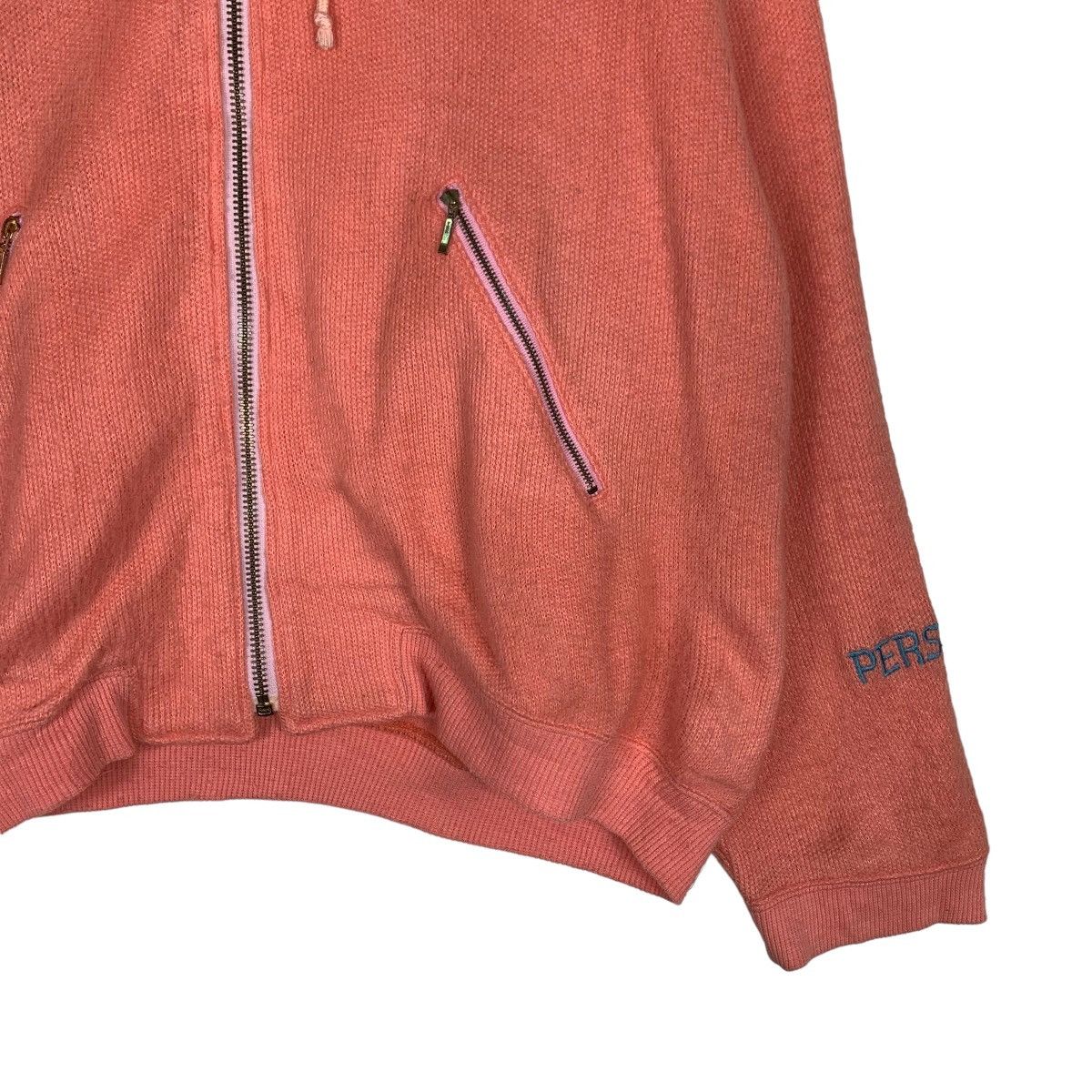 PERSON'S PERSON’S Small P Logo Zipper Hoodies Sweatshirt #0876-C39 Size US L / EU 52-54 / 3 - 5 Thumbnail