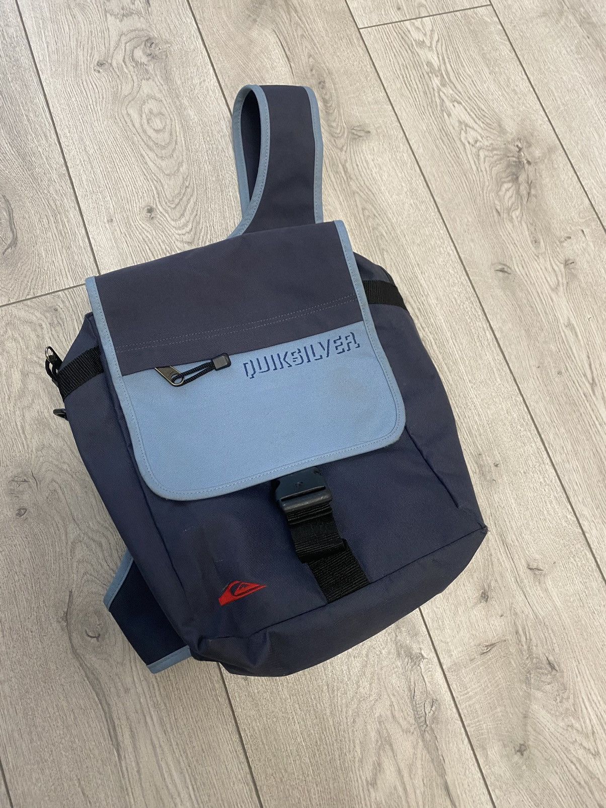 Quicksilver × Quiksilver × Vintage Vintage Quiksilver Big Logo Y2K slim Bag Black Size ONE SIZE - 2 Thumbnail