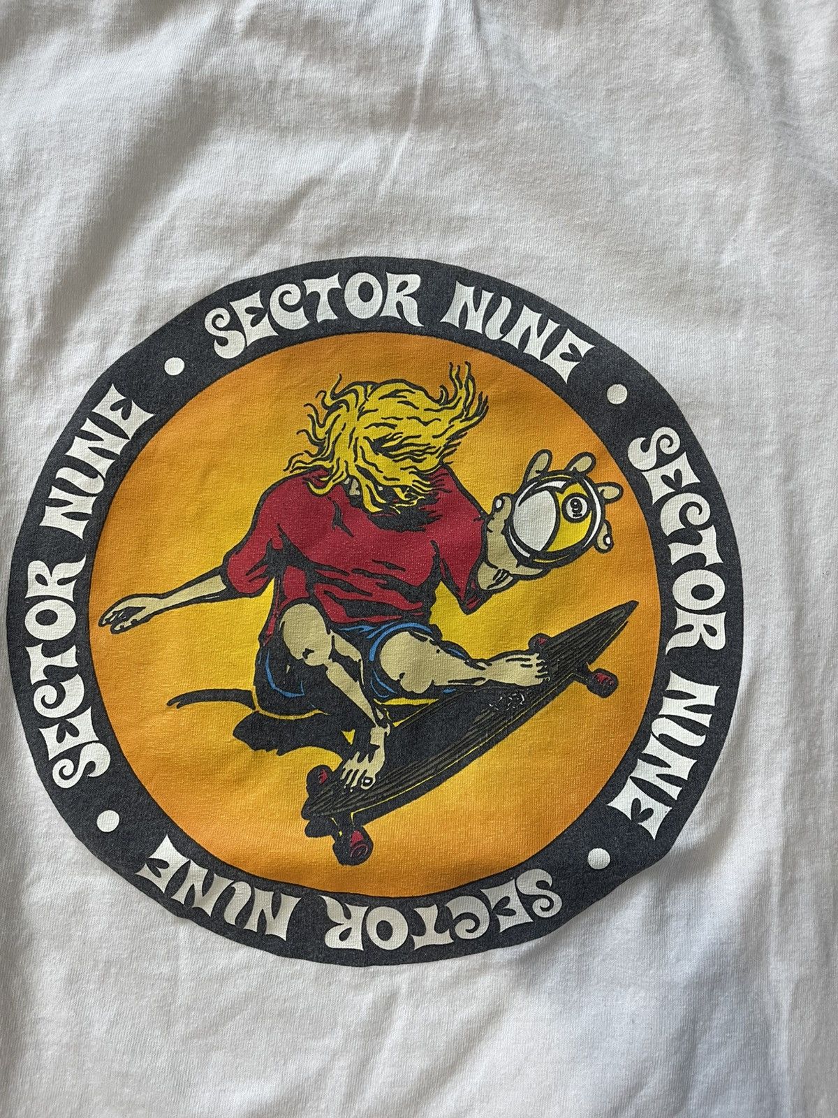 Vintage Rare Vtg Sector Nine Skateboard Tee Size US S / EU 44-46 / 1 - 2 Thumbnail