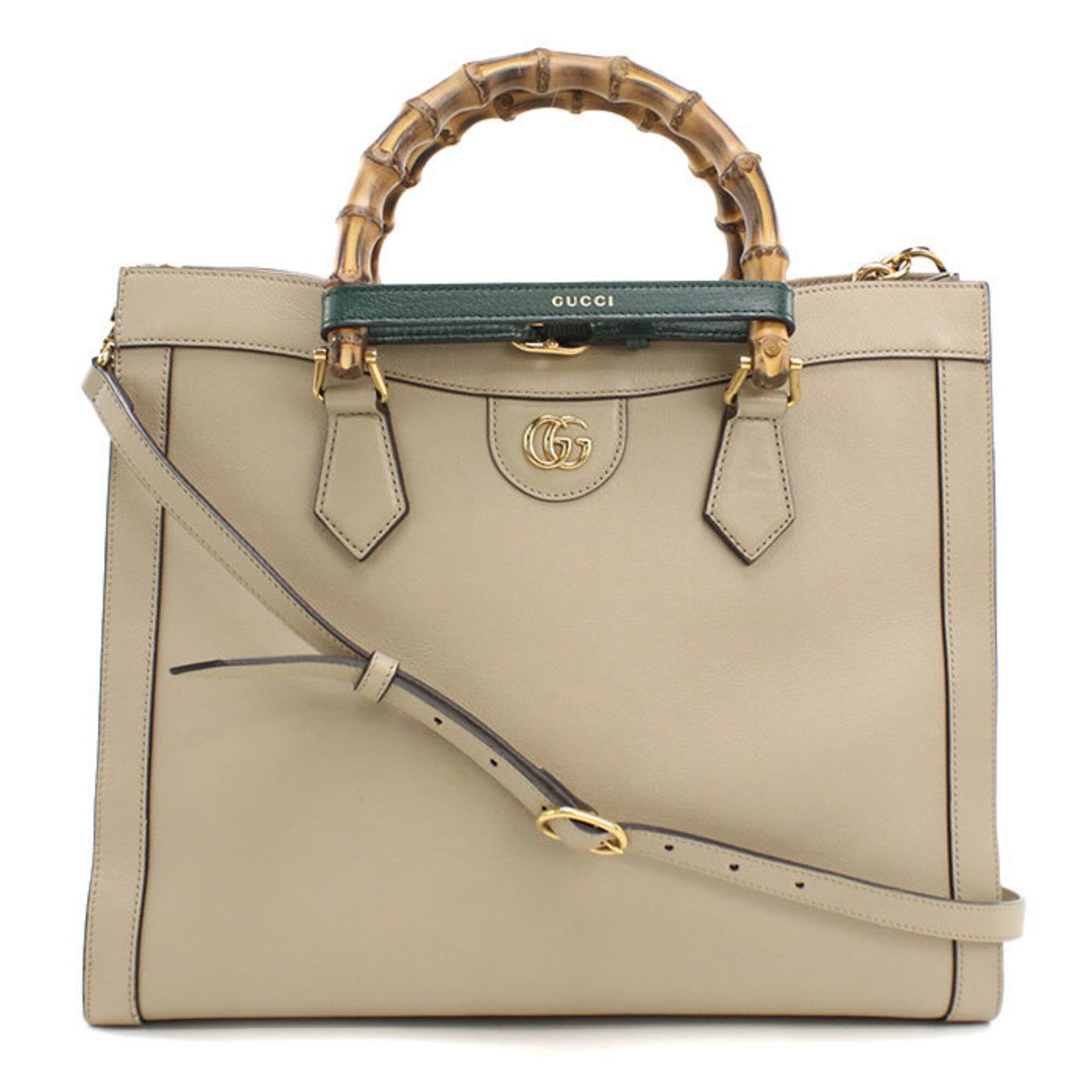 Gucci GUCCI Diana 2-Way Tote Bag (655658) - Women's, Beige Size ONE SIZE - 1 Thumbnail