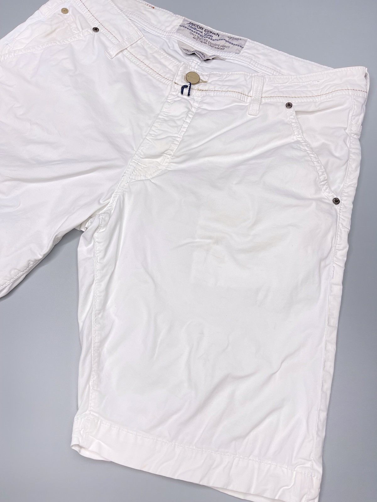 Jacob Cohen Jacob Cohen Luxury White Short Size US 30 / EU 46 - 6 Thumbnail