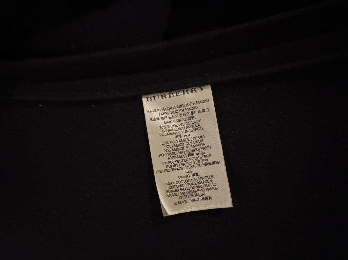 Burberry Burberry Navy Cashmere / Wool Coat Size US M / EU 48-50 / 2 - 3 Thumbnail