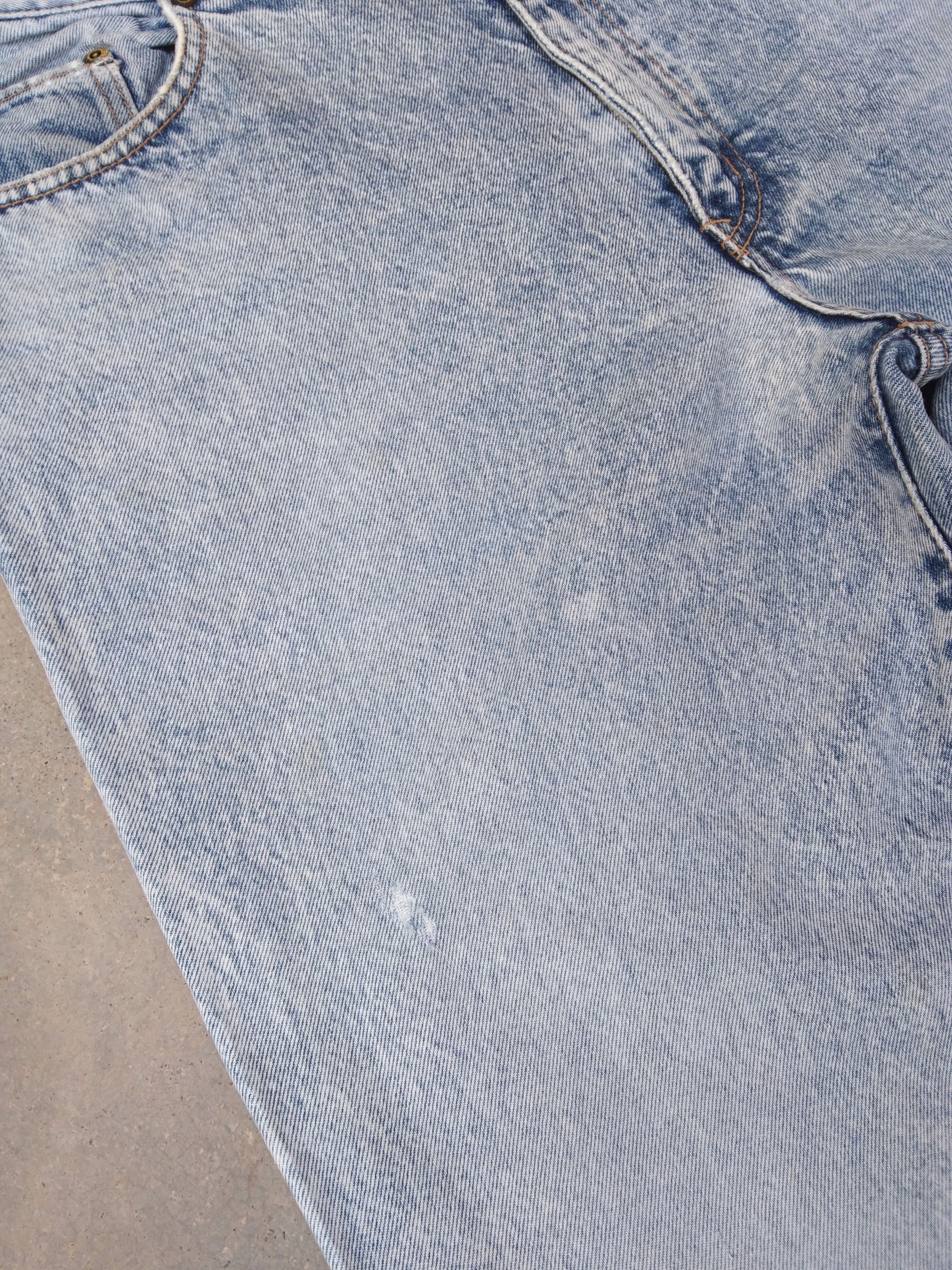 Edwin Vintage Distressed Edwin Jeans Acid Blue Wash Denim 36x30 Size US 36 / EU 52 - 6 Thumbnail