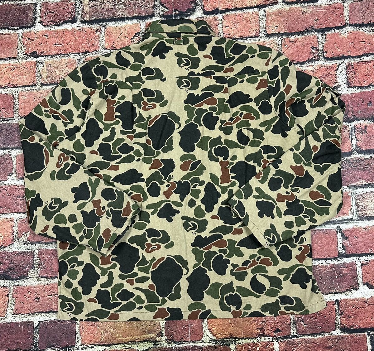 Other Vintage 10x Duck Camo Bomber Jacket Zip Canvas Hunting 90s Size US L / EU 52-54 / 3 - 3 Thumbnail