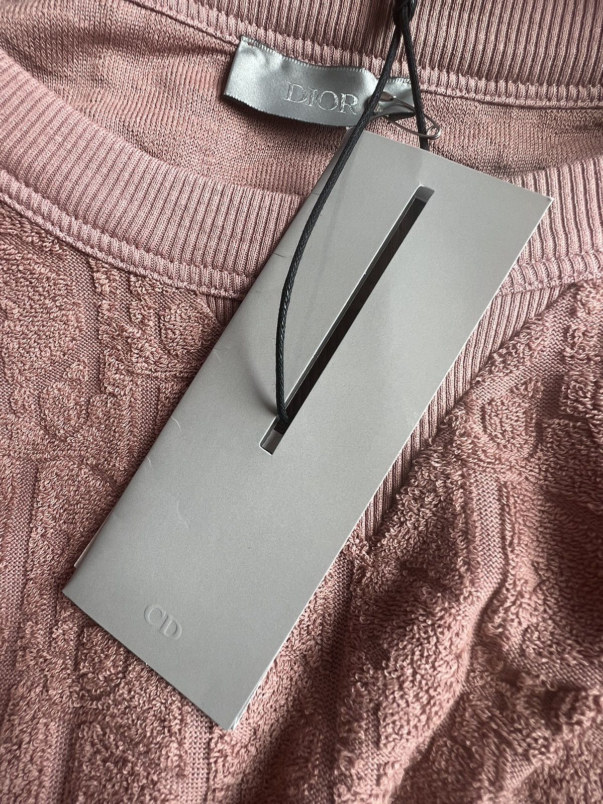 Dior × Kim Jones 🔥 Dior Essential Oblique Terry Cotton Relaxed fit Top Size US XXL / EU 58 / 5 - 8 Thumbnail