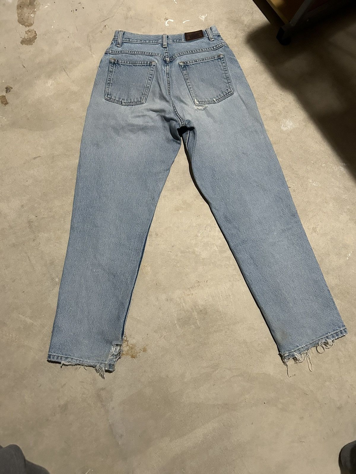 Designer × L.L. Bean × Vintage LL bean vintage distressed jeans Size 28" / US 6 / IT 42 - 2 Thumbnail