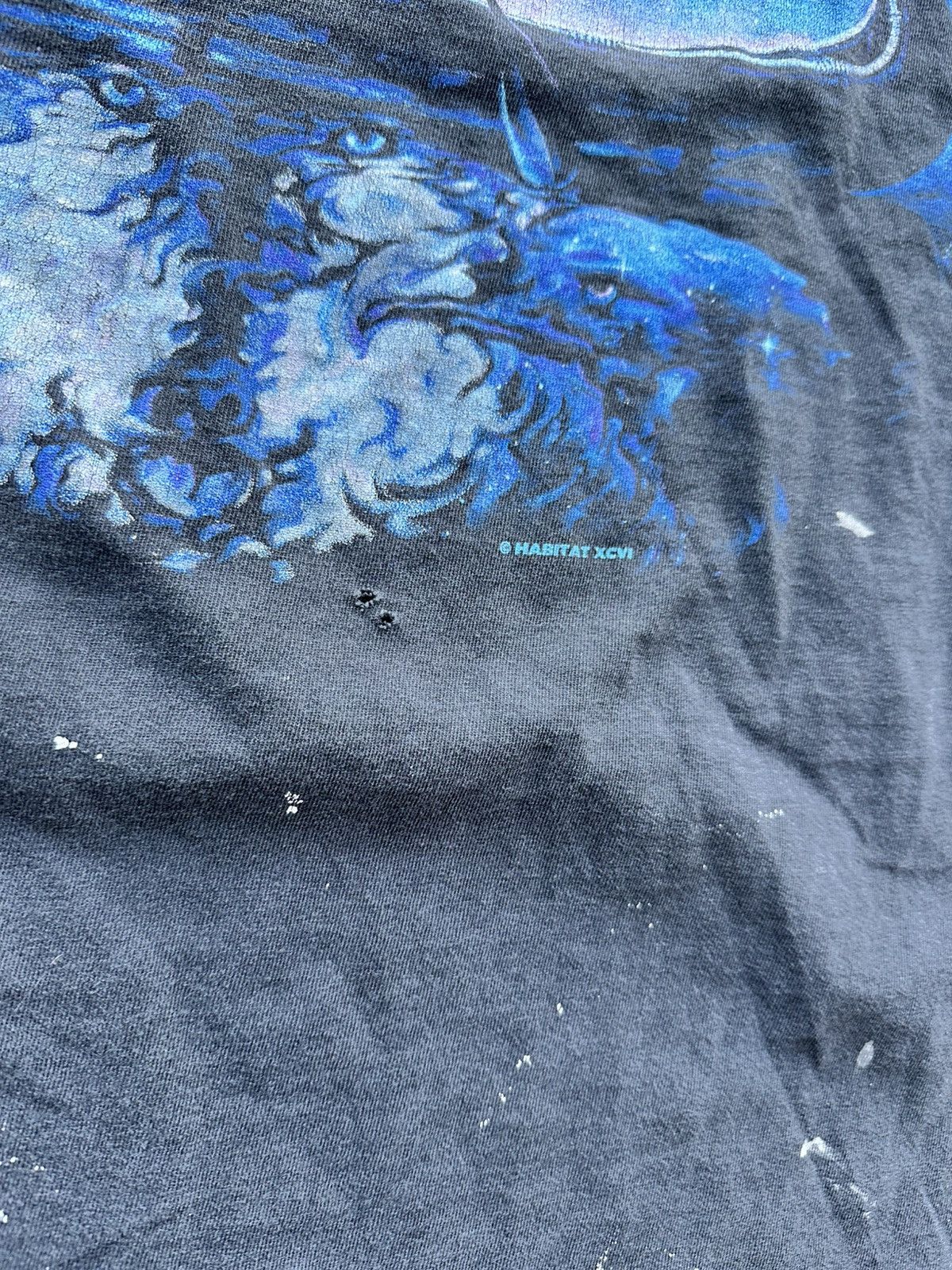 Habitat × Vintage Vintage Animal Tee Shirt Habitat Indian Native Eagle USA Size US XL / EU 56 / 4 - 4 Thumbnail