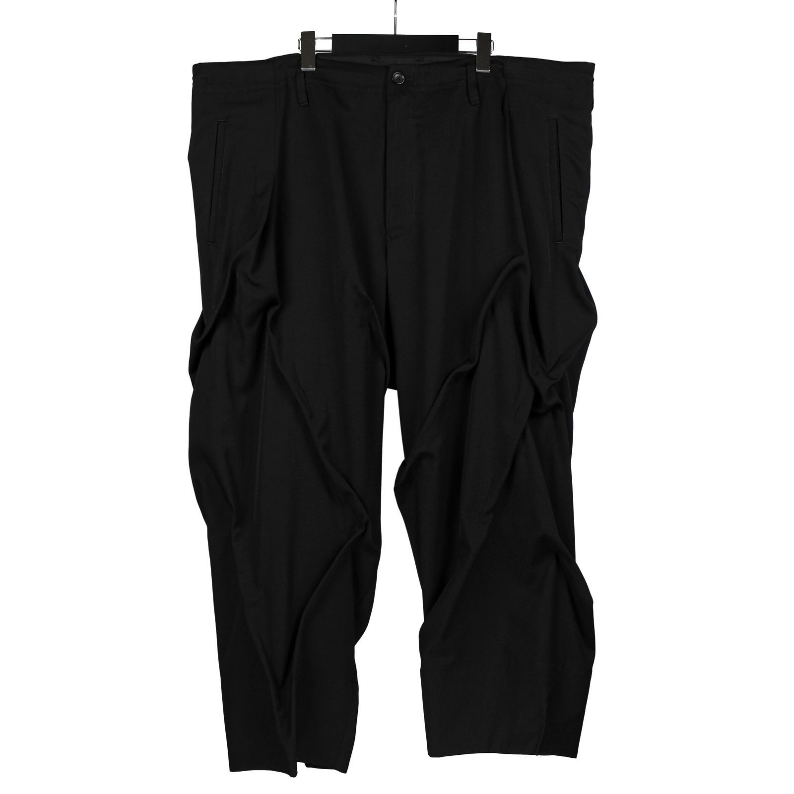 Yohji Yamamoto Yohji Yamamoto Pour Homme - Ta/TUXEDO RANDOM TUCK PANTS Size US 28 / EU 44 - 9 Thumbnail