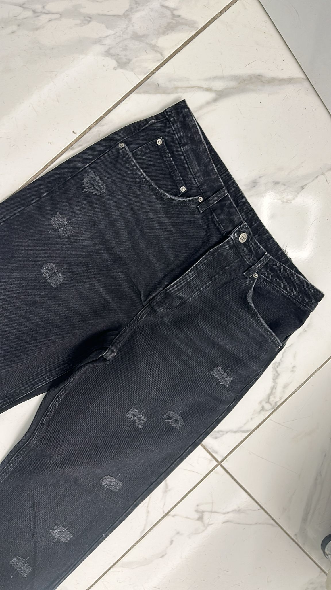 Ksubi Ksubi Anti K Nirvana Plus Trashed Black Jeans Size 32 Size US 32 / EU 48 - 4 Thumbnail