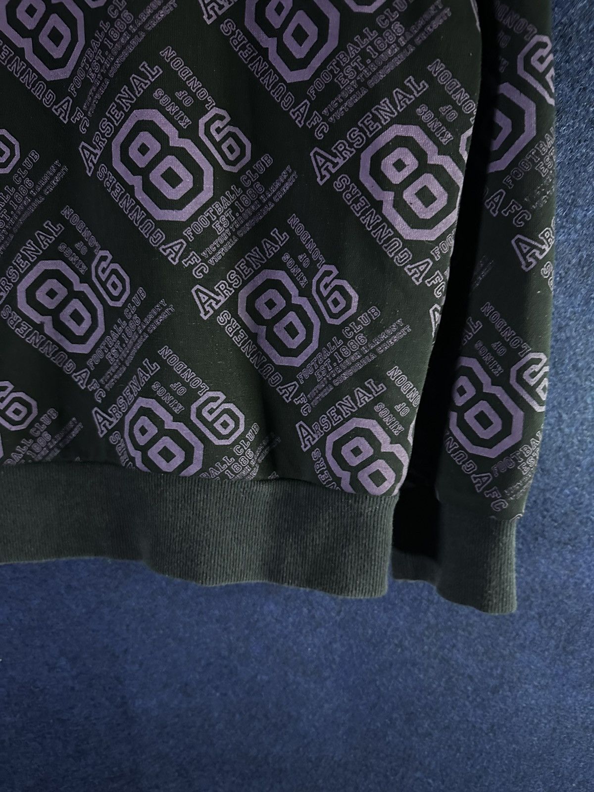 Nike Crazy Rare!!! Y2K Official Arsenal AOP Ziphoodie Size US M / EU 48-50 / 2 - 4 Thumbnail