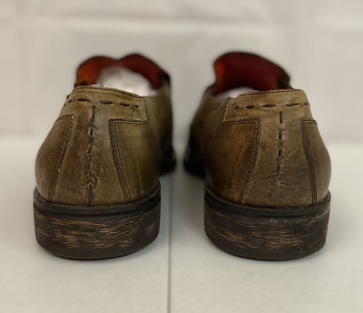 Mark Nason Vintage Y2K Mark Nason 🇮🇹 Distress Rock Stitch Loafer 13 New Size US 13 / EU 46 - 10 Thumbnail