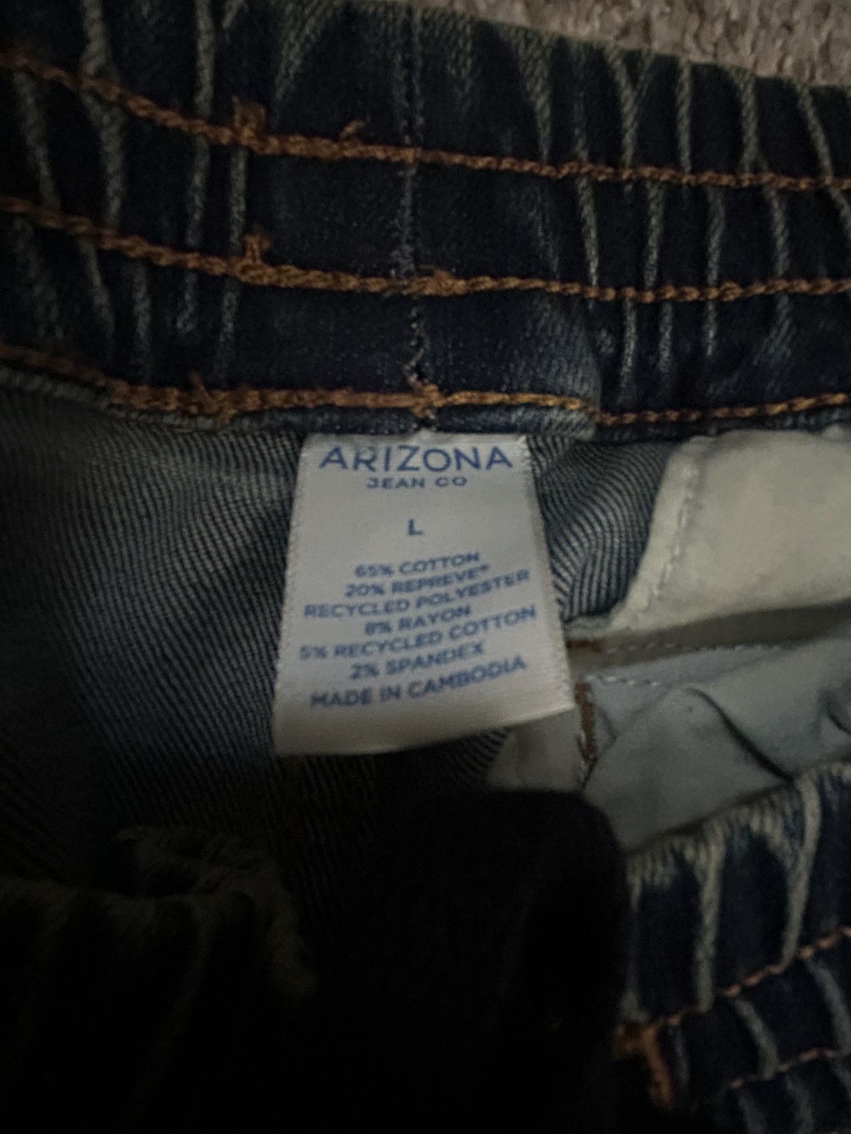 Arizona Jean Co. Arizona Jean Co. Denim Cargo Joggers (Size Large) Size US 32 / EU 48 - 3 Thumbnail