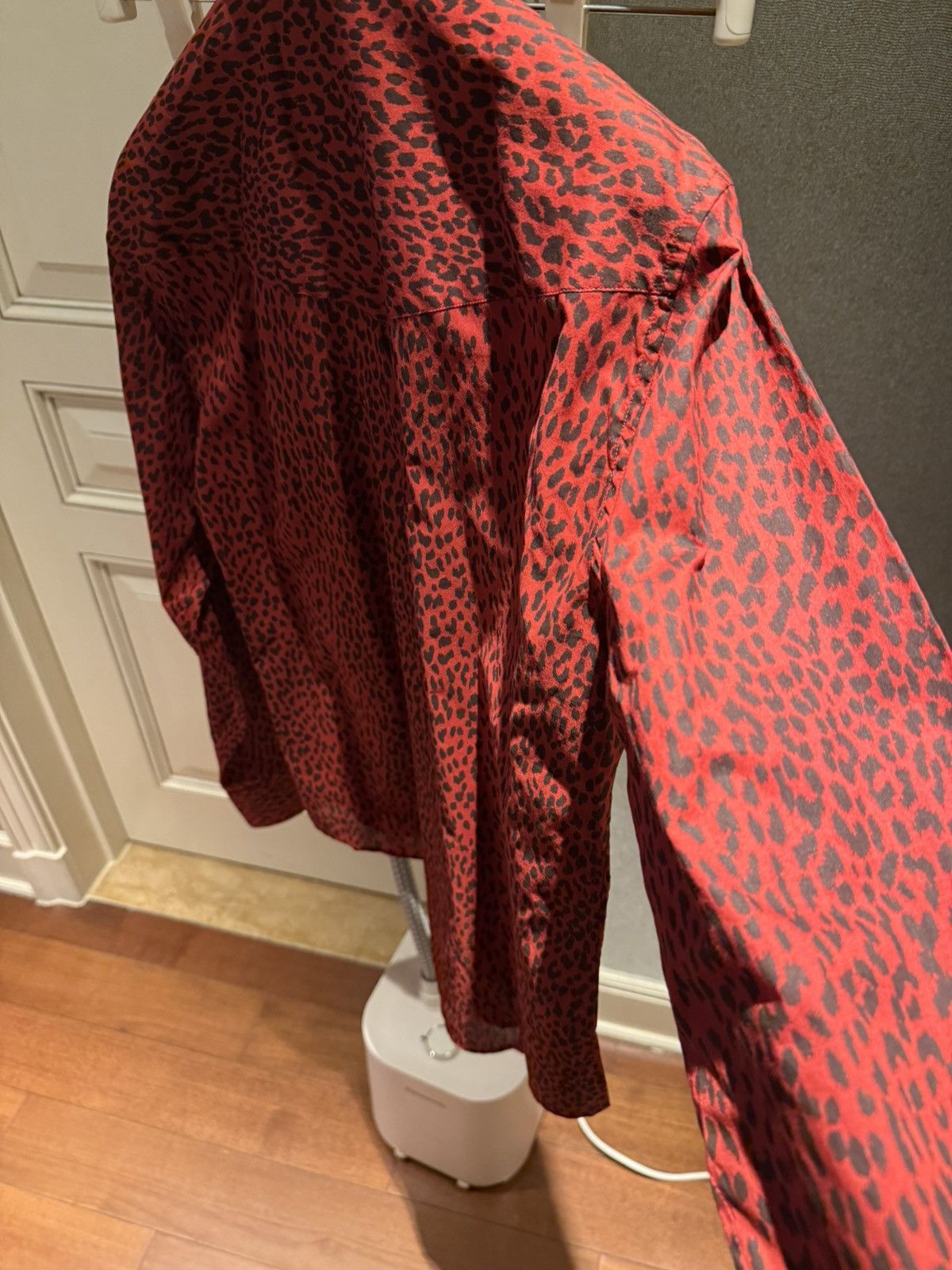Saint Laurent Paris Leopard print western shirt collar size40 Size US M / EU 48-50 / 2 - 9 Thumbnail