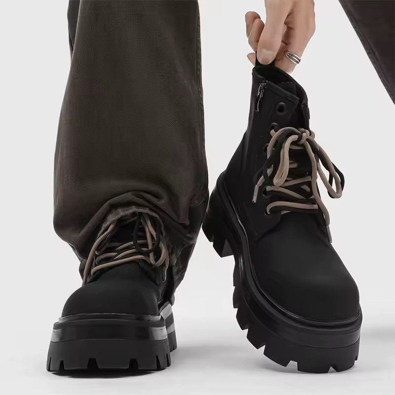 Japanese Brand Black Combat Boots Size US 8 / EU 41 - 6 Thumbnail