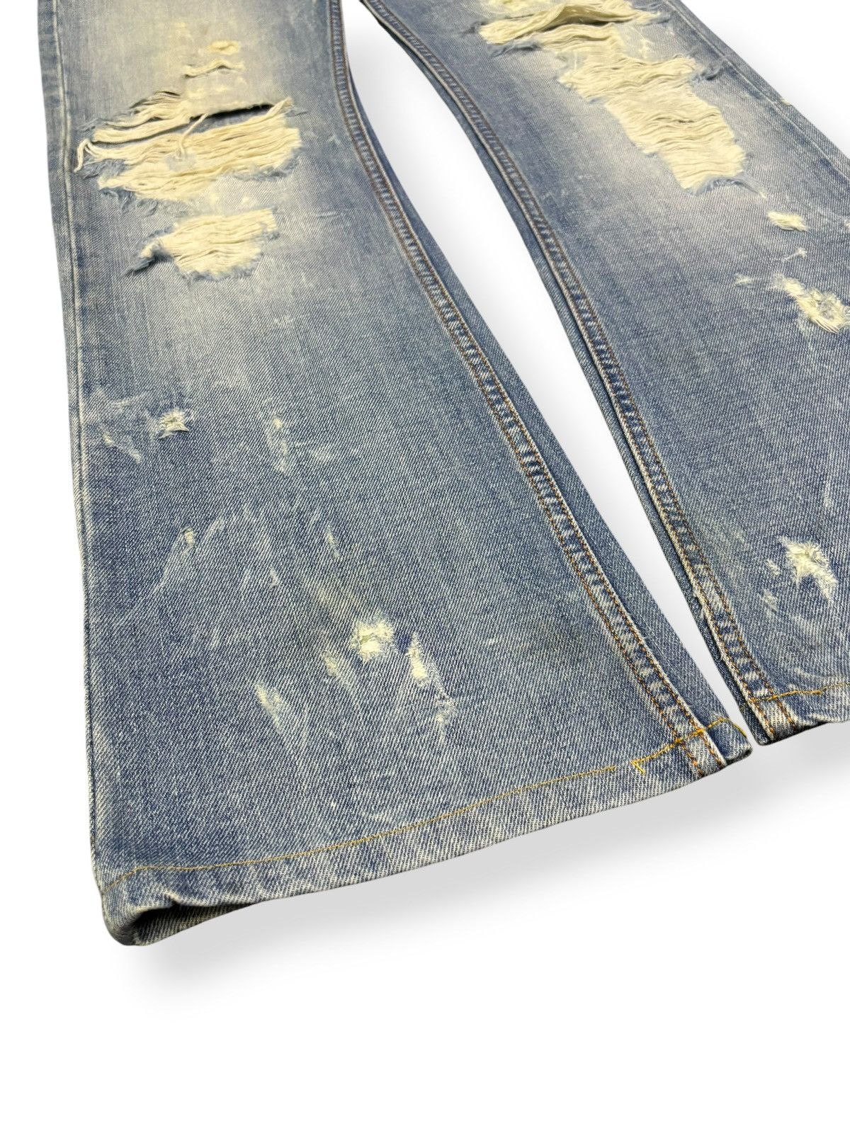 Diesel Vintage Diesel Industry Zatiny Flare Distressed Grunge Jeans Size US 29 - 7 Thumbnail
