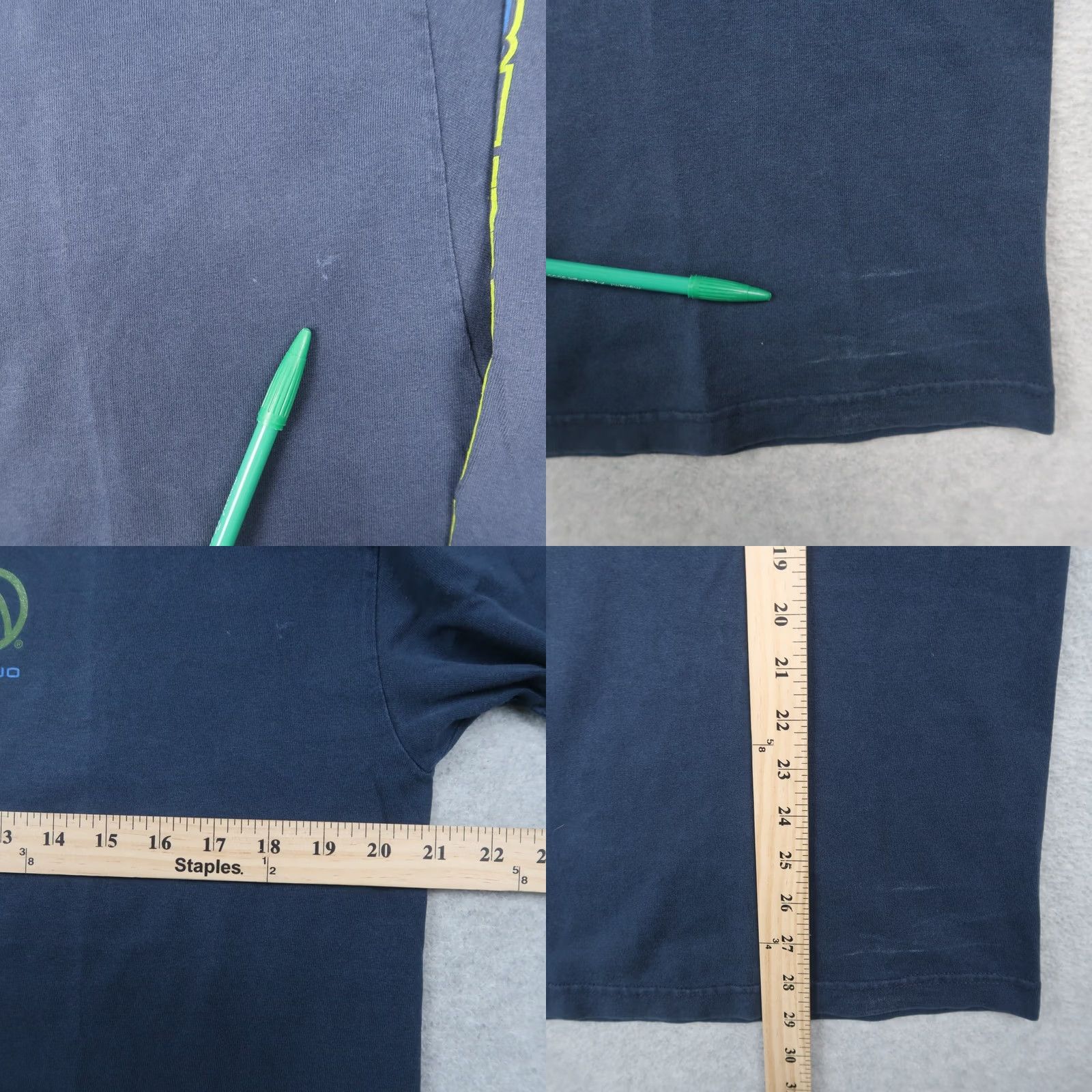 Ocean Pacific VINTAGE Ocean Pacific Surf Board Sports Blue Long Sleeve T Shirt Size L Mens Size US L / EU 52-54 / 3 - 8 Thumbnail