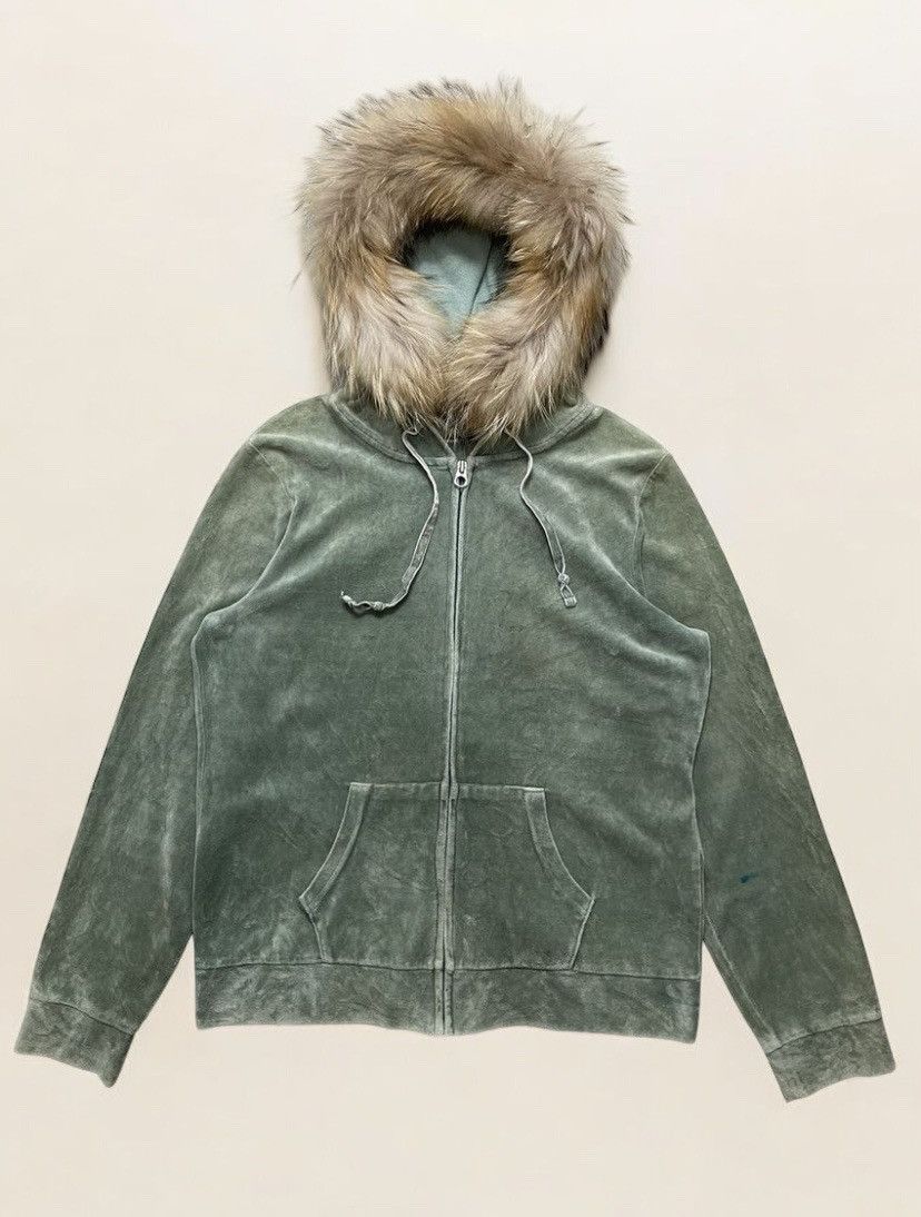 Japanese Brand Velvet LGB If Six Was Nine Style Faux Fur Zip Hoodie Size L / US 10 / IT 46 - 1 Thumbnail