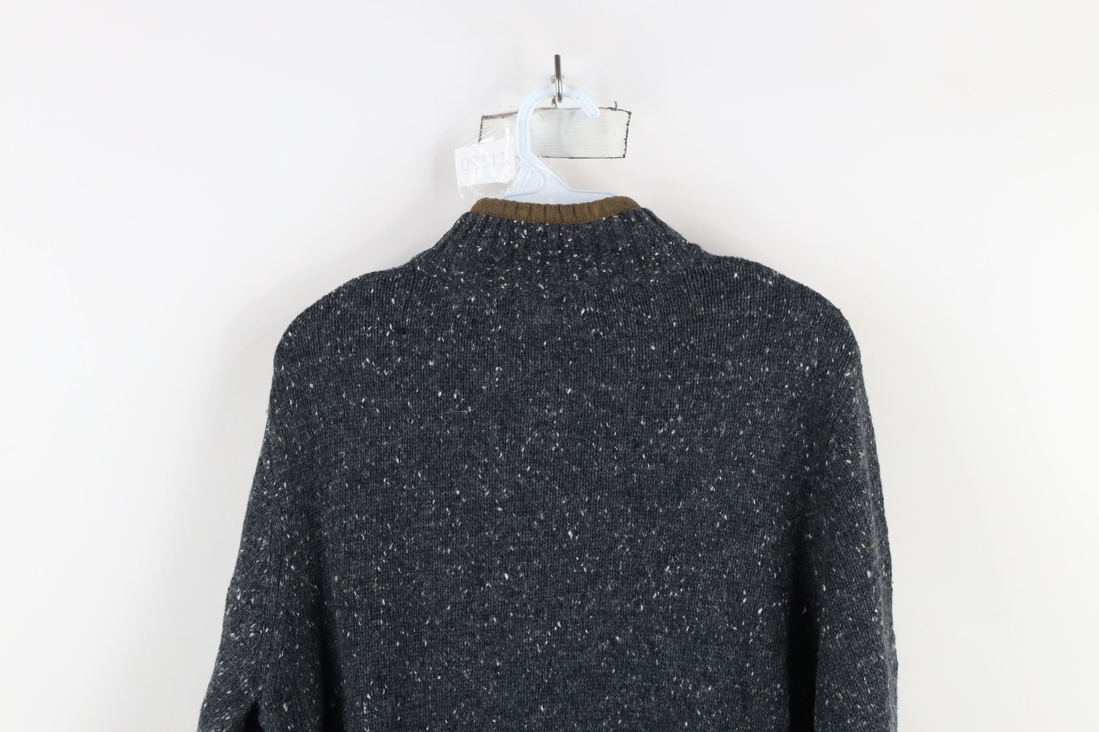 Vintage × Woolrich Woolen Mills Vintage 90s Woolrich Fleck Wool Blend Knit Full Zip Sweater Size US M / EU 48-50 / 2 - 11 Thumbnail