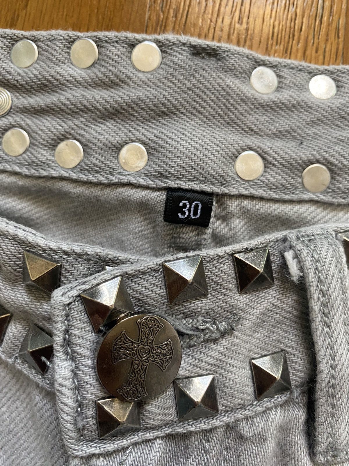 Other Angeleslovesyou Grey straight Dolores Denim Size US 30 / EU 46 - 4 Thumbnail