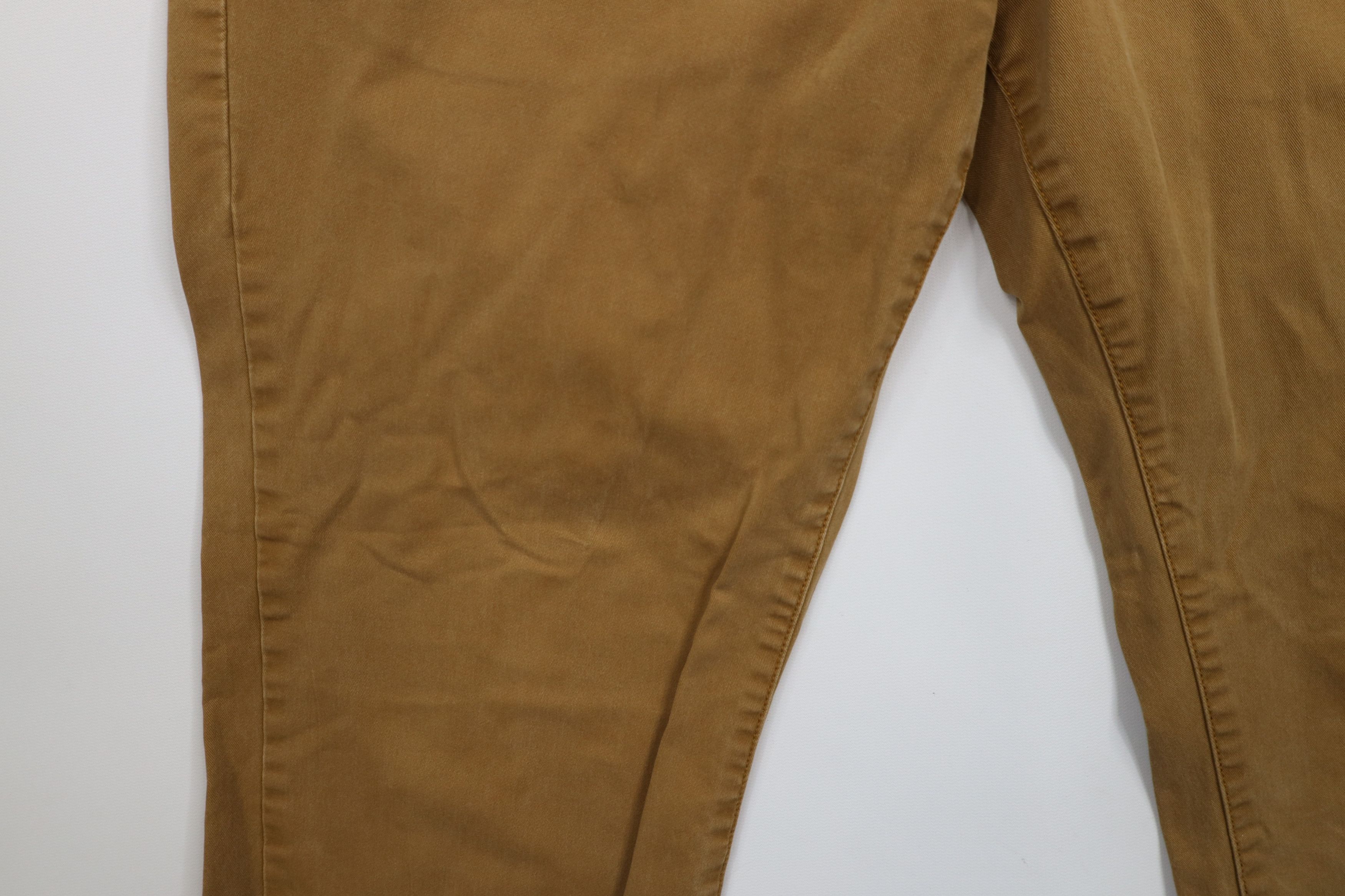 Bonobos × Vintage Bonobos Faded Stretch Slim Fit Chino Pants Trousers Brown Size US 35 - 7 Thumbnail