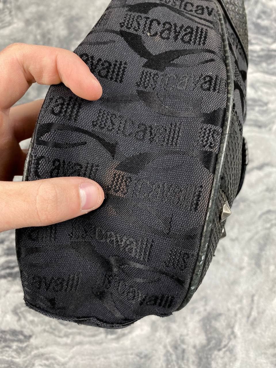 Just Cavalli Just Cavalli Leather Handbag Women Black Size ONE SIZE - 15 Thumbnail