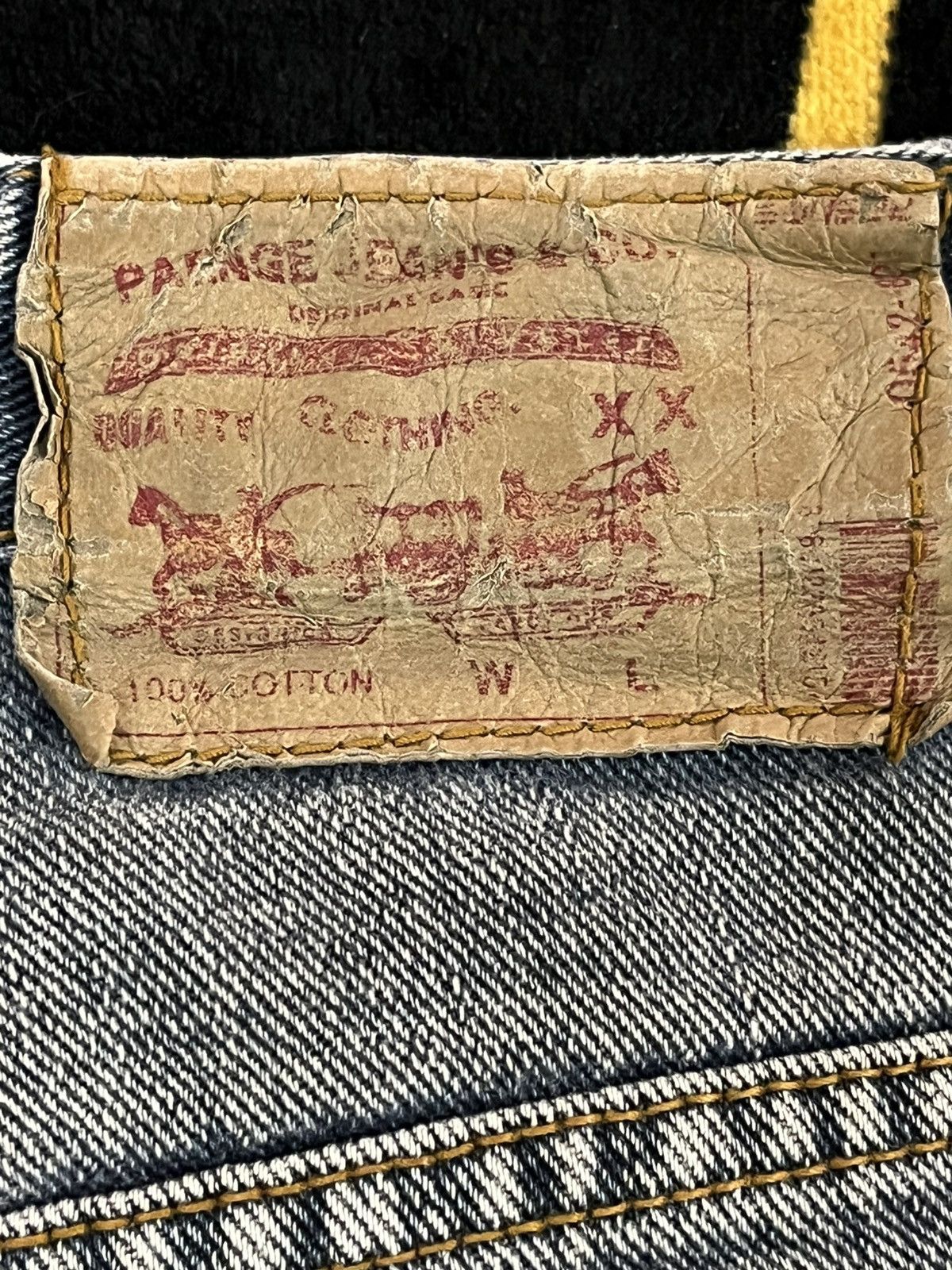 JNCO Vintage Part Three Wide Leg Distressed Denim Size US 33 - 11 Thumbnail