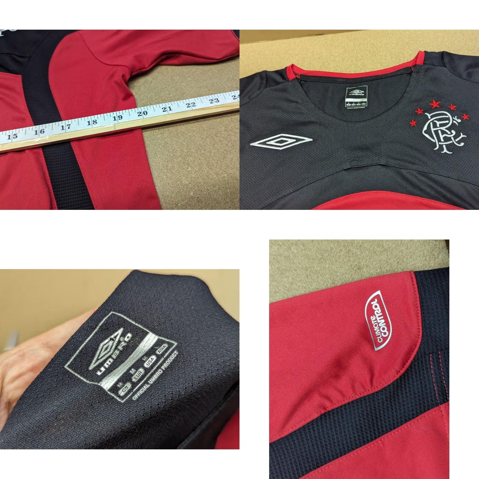 Umbro Umbro Rangers FC Scotland Training Jersey Mens Size M Adult Trikot Carling Size US M / EU 48-50 / 2 - 8 Thumbnail