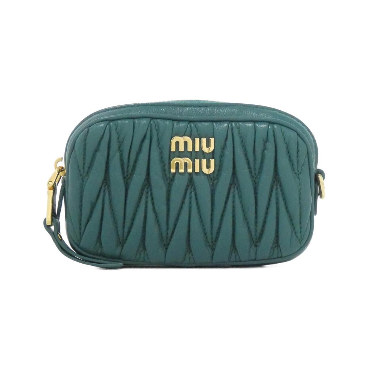 Miu Miu ARCHIVE MIU MIU FW 1999 SHOELACE LEATHER SHOULDER BAG