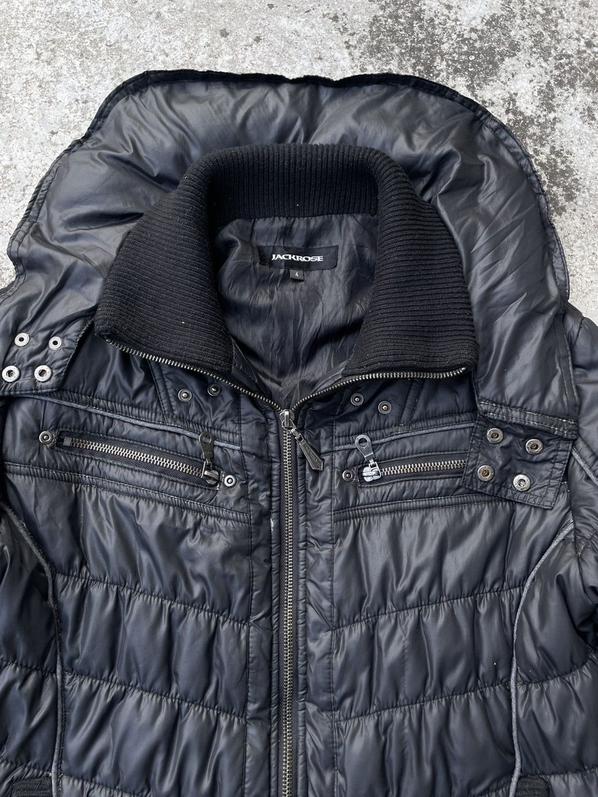 JACKROSE Vintage Jackrose Bondage Light Puffer Jacket Size US L / EU 52-54 / 3 - 4 Thumbnail