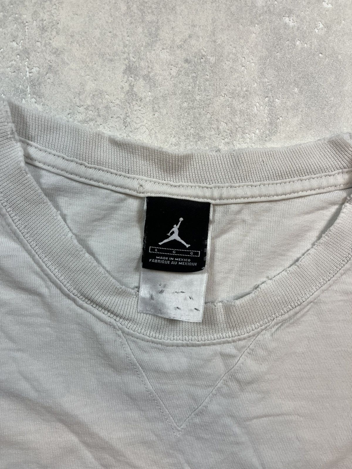 Nike × Vintage 90s Nike Jordan Vintage Y2K Big Retro Logo Tee T-Shirt Size US L / EU 52-54 / 3 - 3 Thumbnail