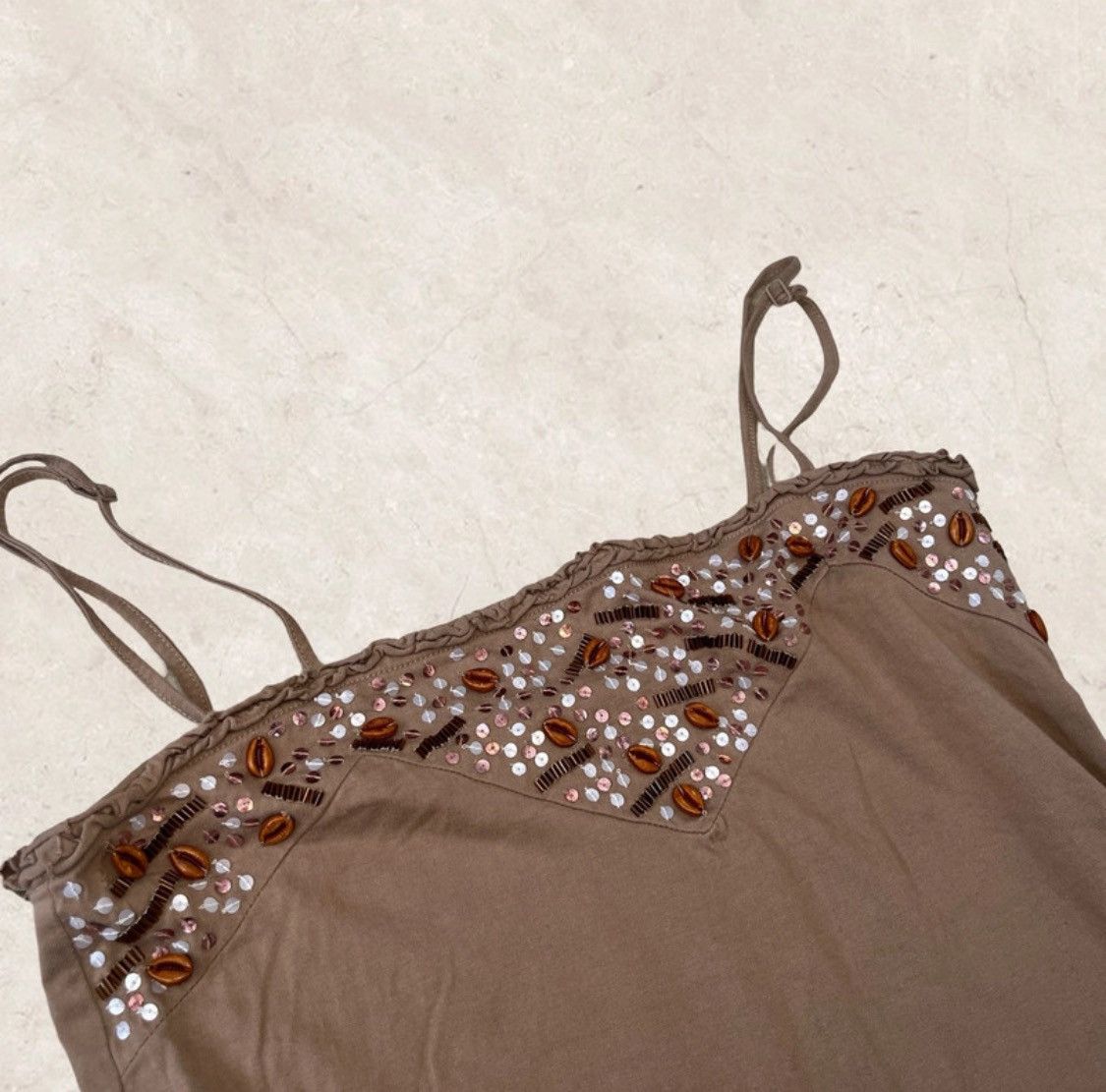 Vintage Vintage Y2K 00s cami sequin top Size M / US 6-8 / IT 42-44 - 3 Thumbnail
