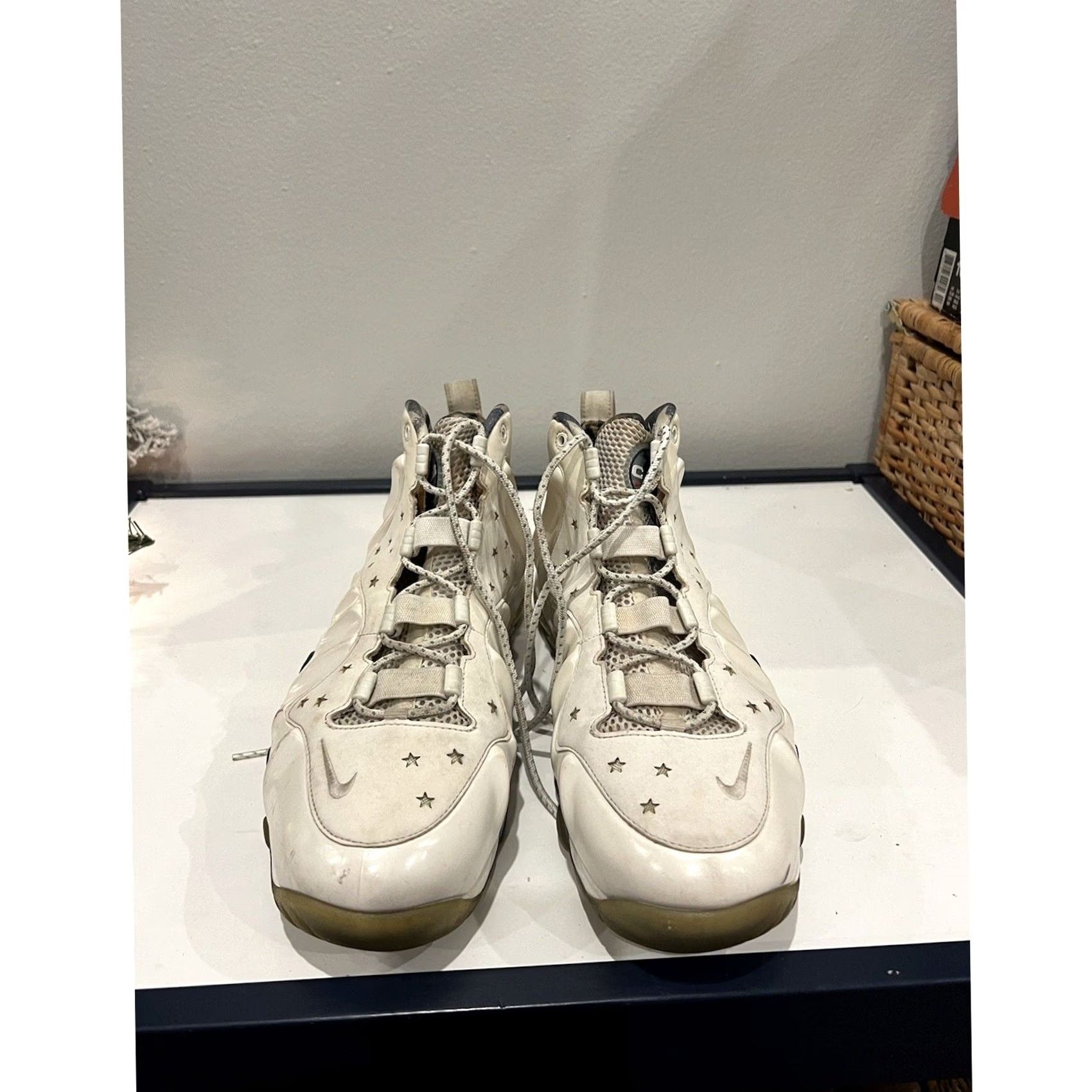 Nike Nike Barkley Posite Max Sneaker Mens 10.5 White USA 588527-100 Size US 11 / EU 44 - 5 Thumbnail