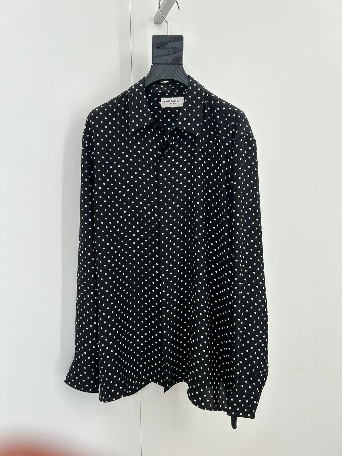 Saint Laurent Paris BUTTONED SHIRT MADE WITH OTGANIC SILK Size US S / EU 44-46 / 1 - 1 Thumbnail