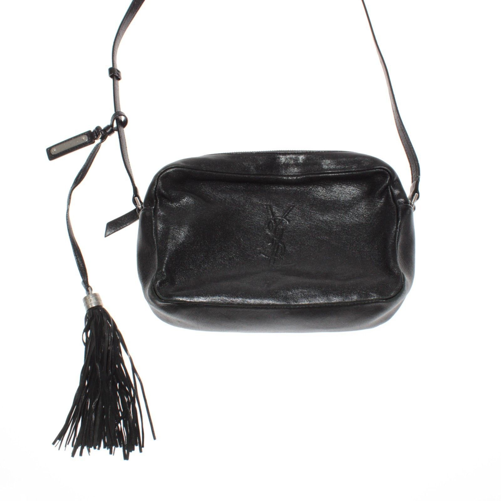 Other Saint Laurent YSL Small Lou Crossbody Bag Black Leather Size ONE SIZE - 1 Thumbnail