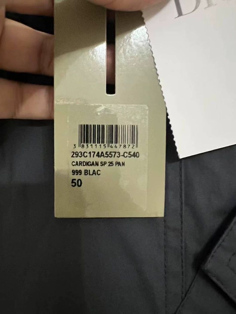 Dior Dior Black Utility Pants with Lock Closure-2506 Size 35" - 7 Thumbnail