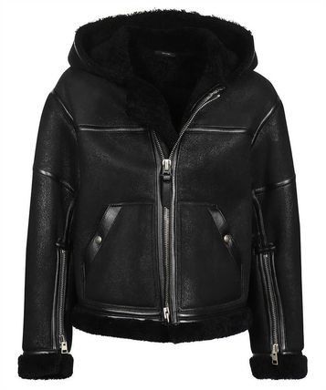 Tom Ford o1sndg1125 TFL996 Leather Wear Blouson Jacket in Black Size US M / EU 48-50 / 2 - 1 Thumbnail