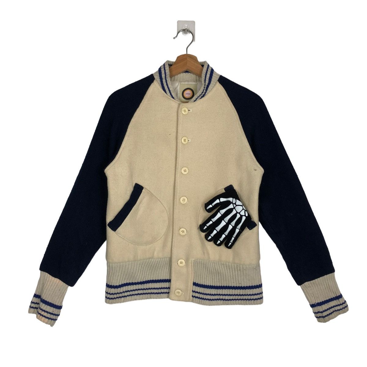 Japanese Brand 🔥90’s Rare Varsity Jacket Diamond Ban Japan Big Logo Size US S / EU 44-46 / 1 - 2 Thumbnail