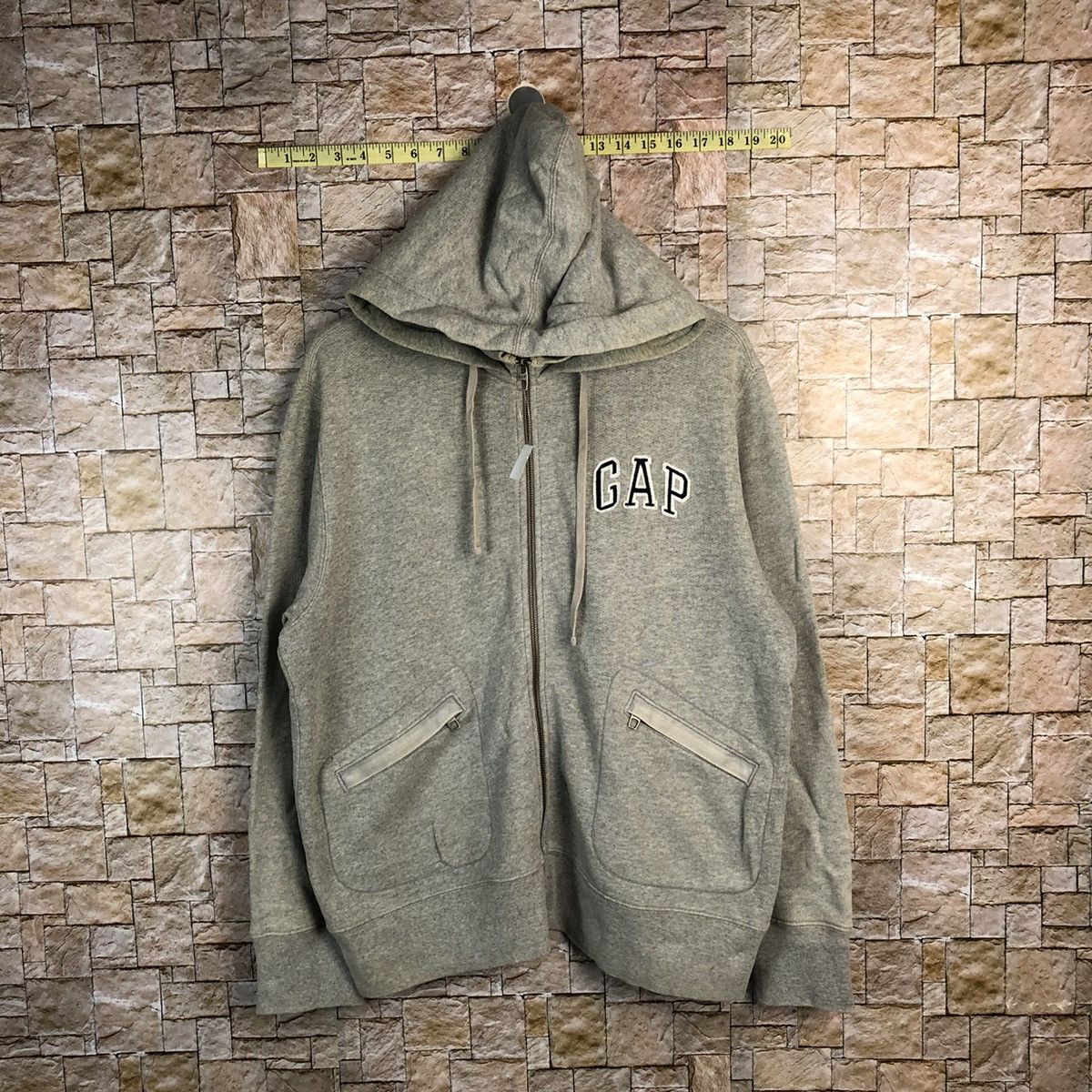Gap Gap Grey sweatshirt vintage Hoodie #A556 Size US L / EU 52-54 / 3 - 1 Thumbnail