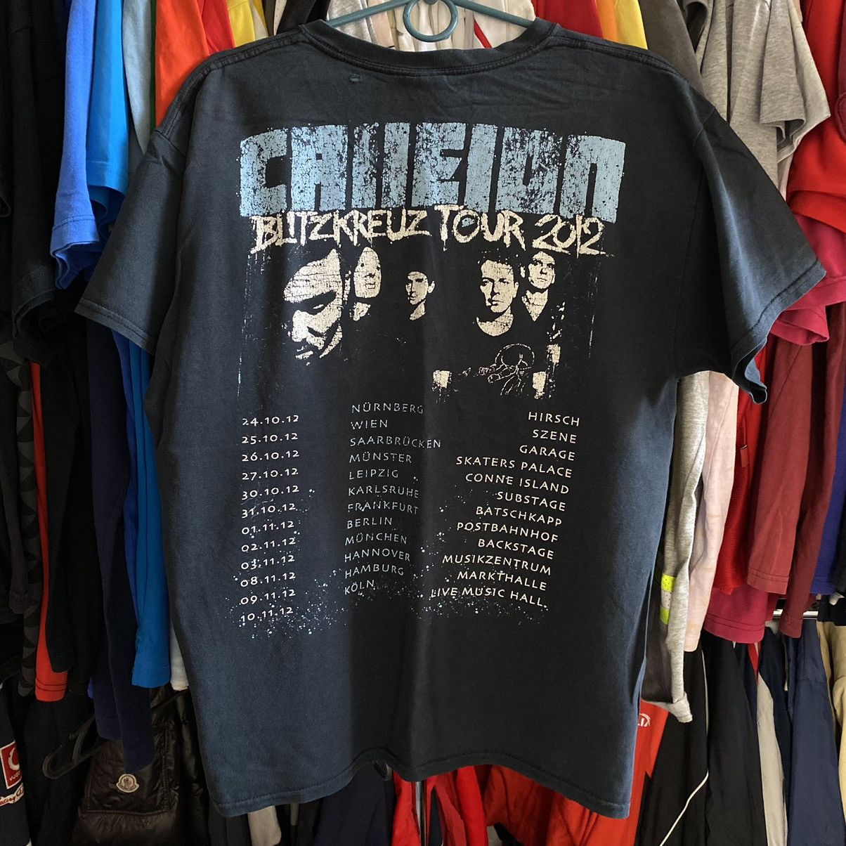 Band Tees × Vintage Vintage Callejon Blitzkreuz tour 2012 Big Graphic logo tee Size US L / EU 52-54 / 3 - 2 Thumbnail