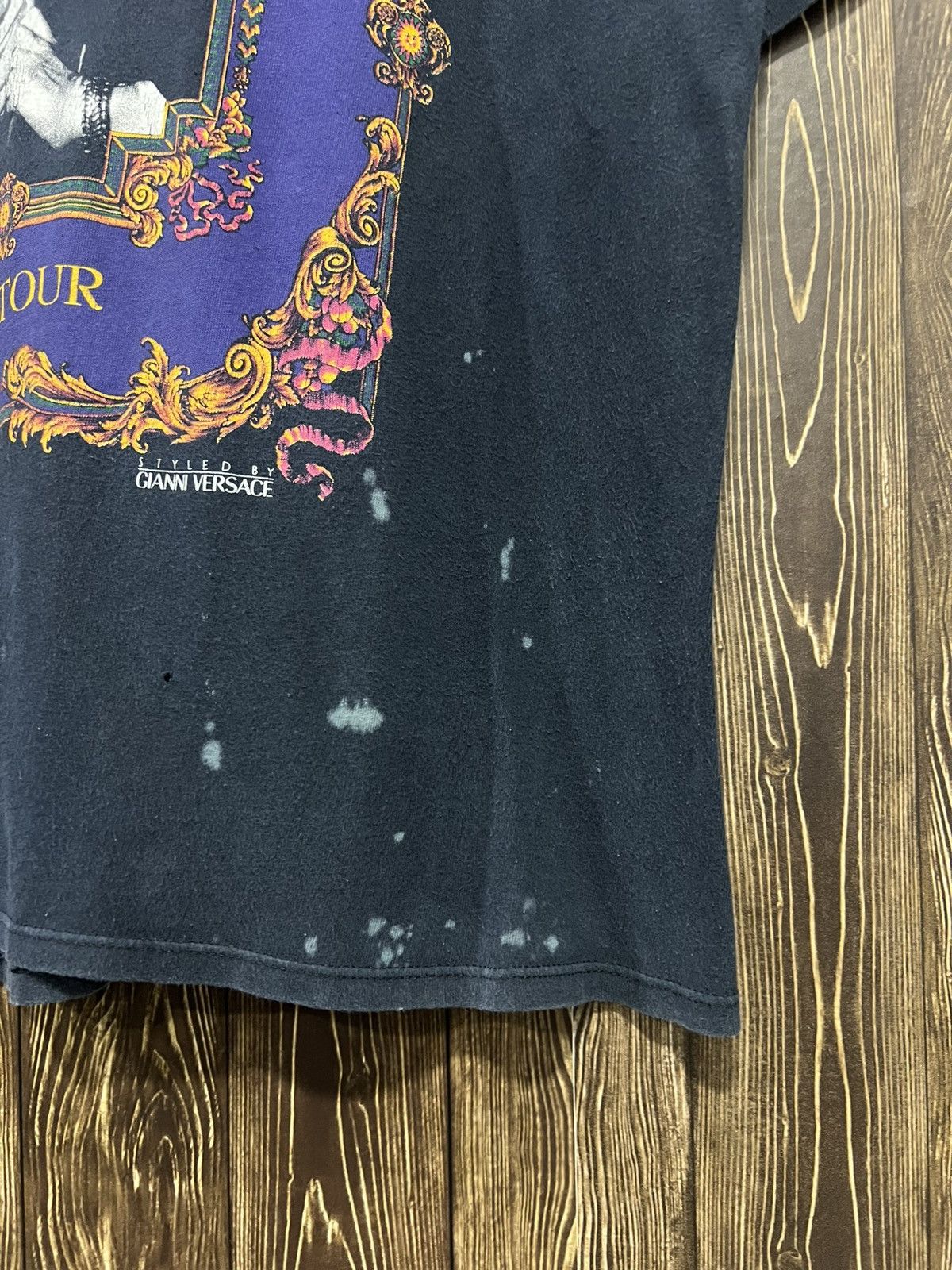 Band Tees × Vintage Vintage 90s Elton John World Tour By Gianni Versace Rare Tshirt Size US XL / EU 56 / 4 - 4 Thumbnail