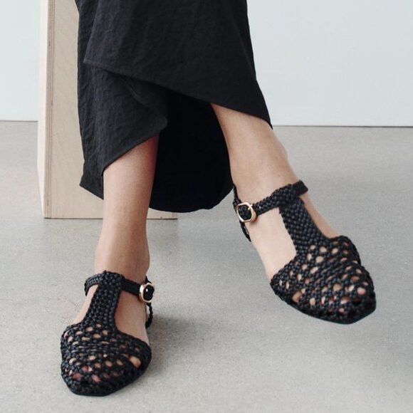 Zara ZARA Woven Flats Size US 10 / IT 40 - 2 Thumbnail