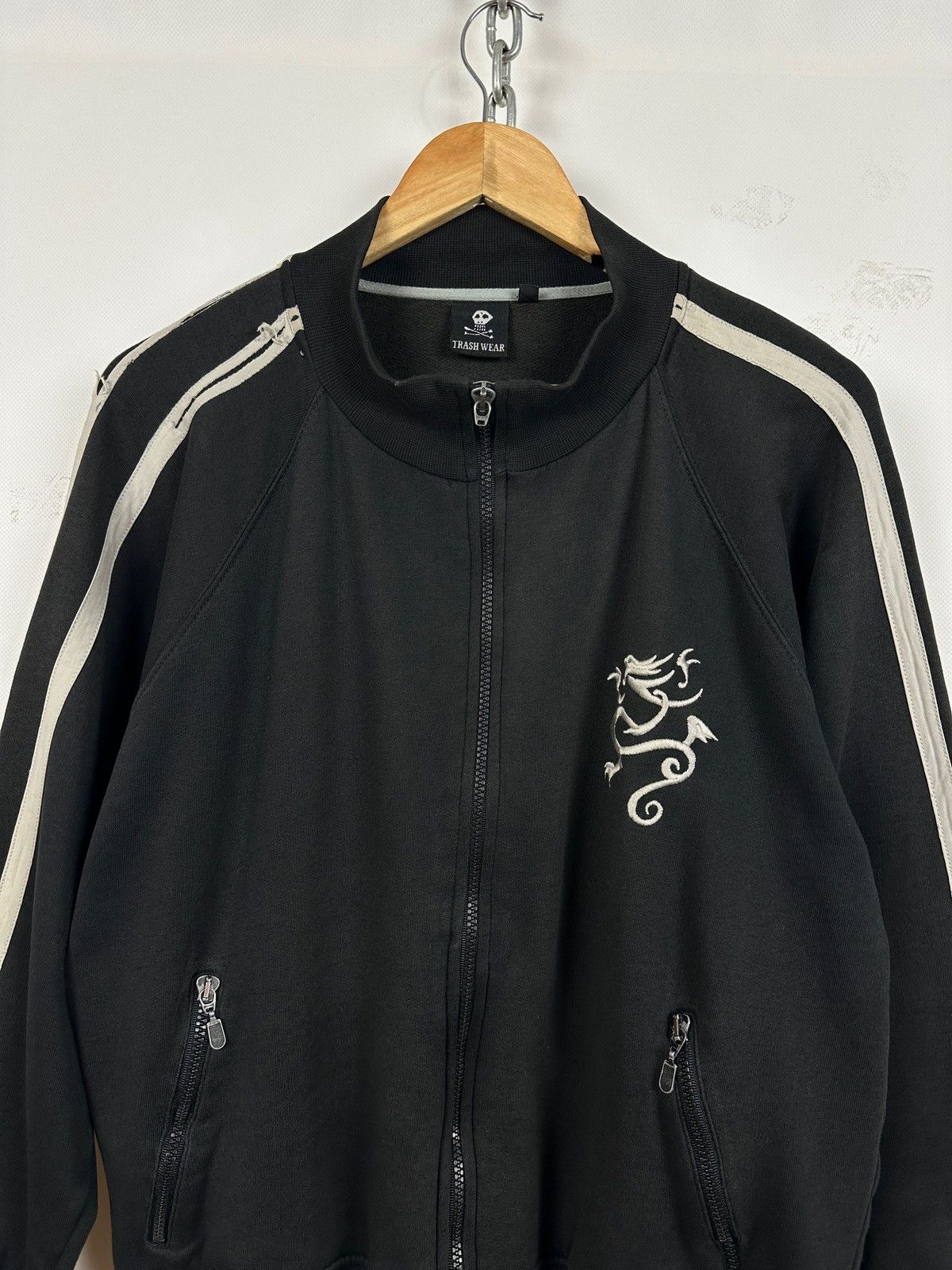 Band Tees Vintage Sick of It All Hardcore Faded Black Zip Track Jacket Size US L / EU 52-54 / 3 - 7 Thumbnail