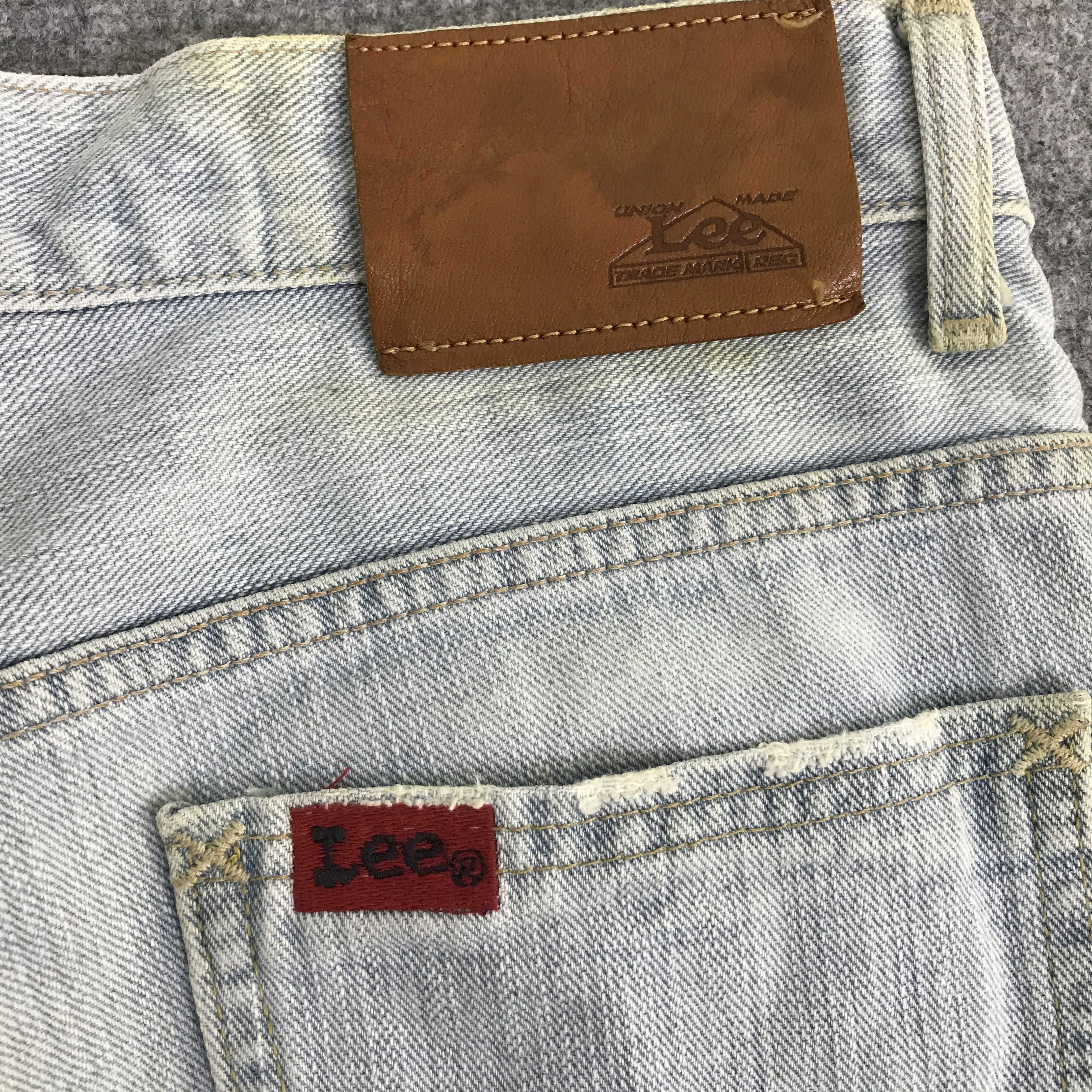 Lee Lee Light wash denim distressed denim pants K74B12 Size US 28 / EU 44 - 14 Thumbnail