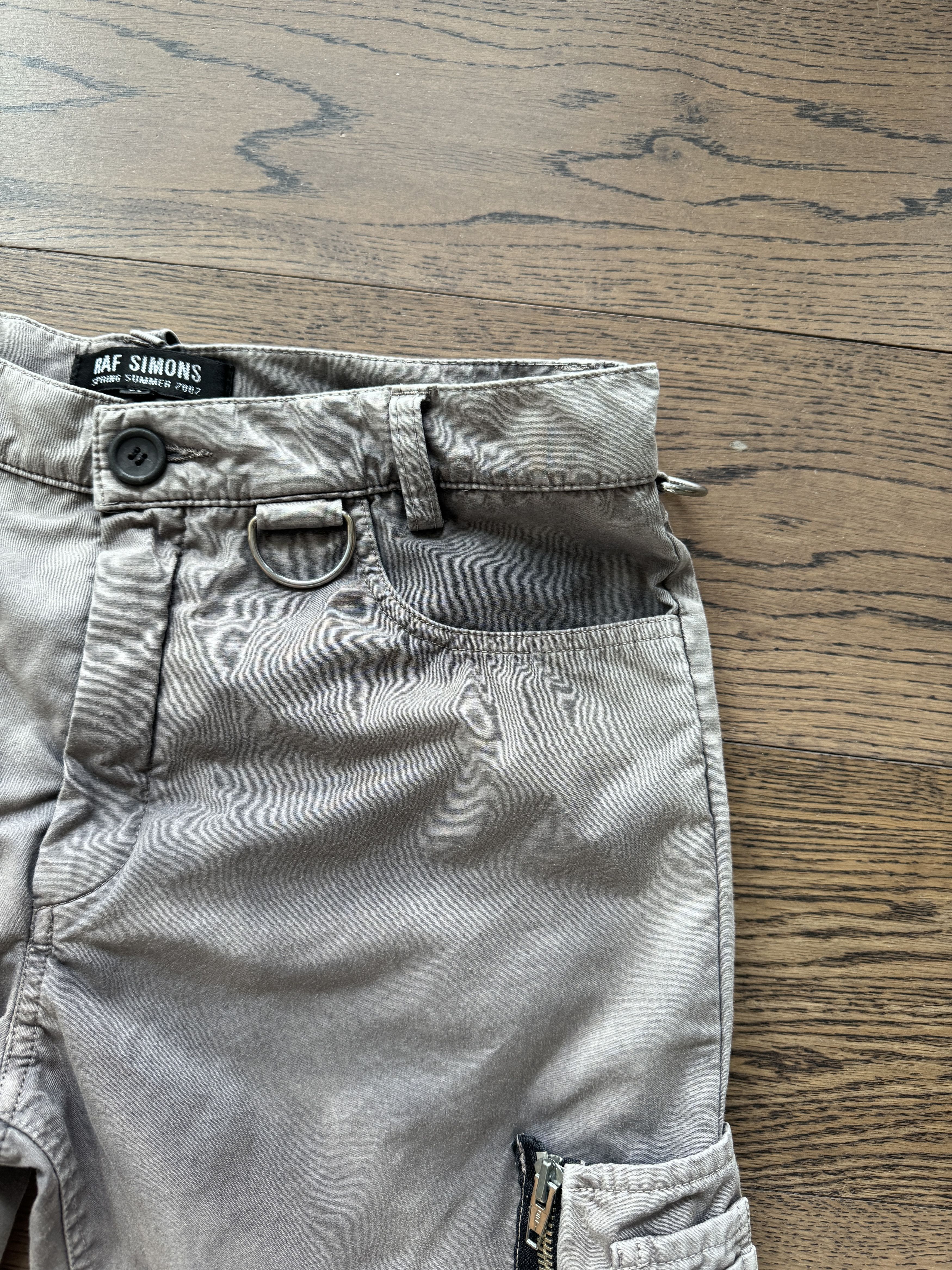 Raf Simons Raf Simons 2002 Spring Summer Pigment Dyed Combat Pants Rare Size US 31 - 7 Thumbnail