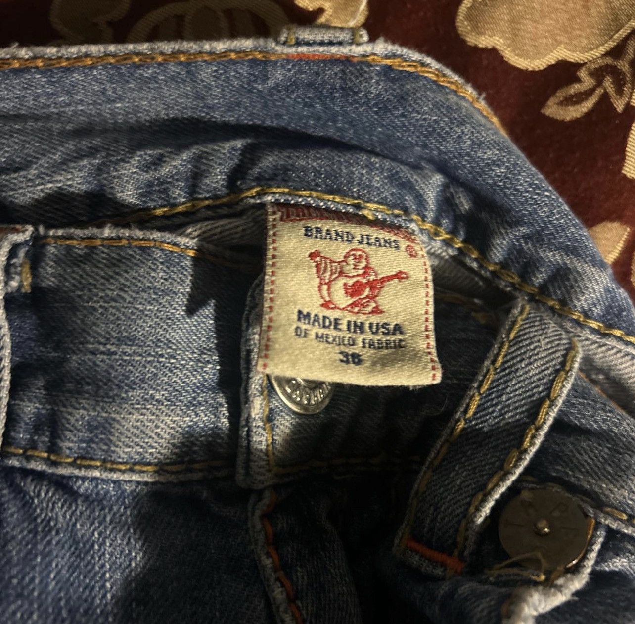 True Religion Vintage OG True Religion Joey Flap Pocket Jeans Size 38 Size US 36 / EU 52 - 2 Thumbnail