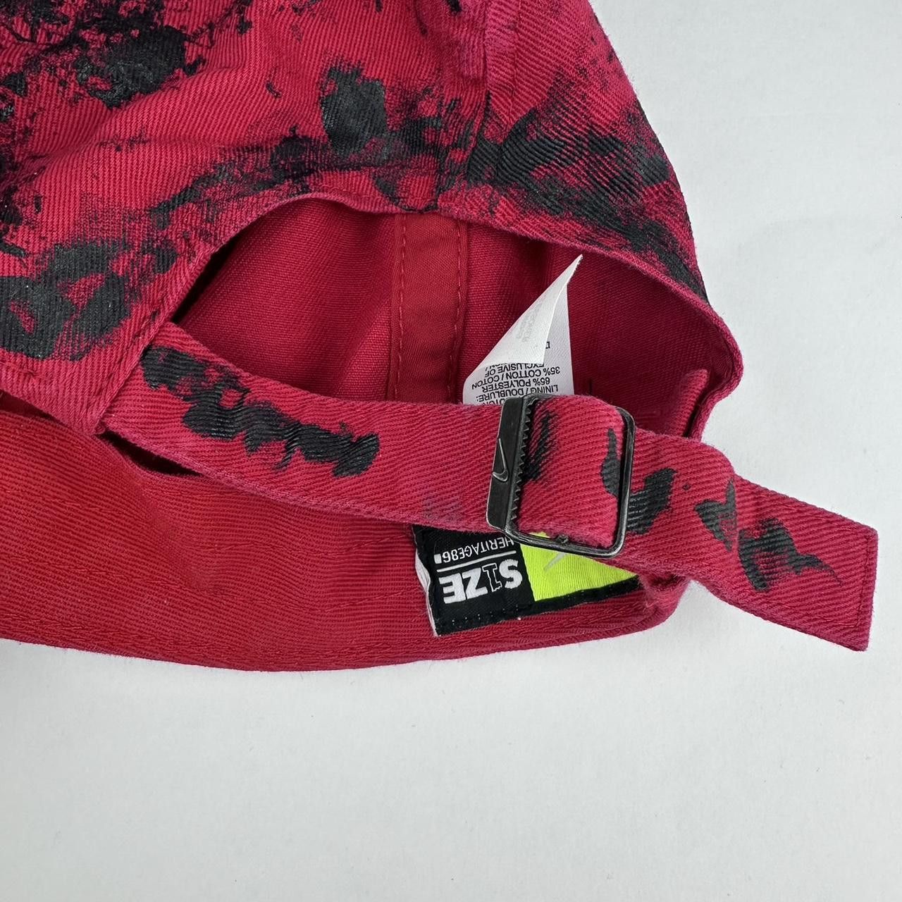 Nike ASTROBOI* X Nike 'Comet' Red/Black Painted Distressed Hat Size ONE SIZE - 7 Thumbnail